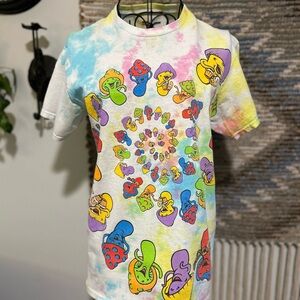 Liquid Blue Colorful Graphic T-Shirt